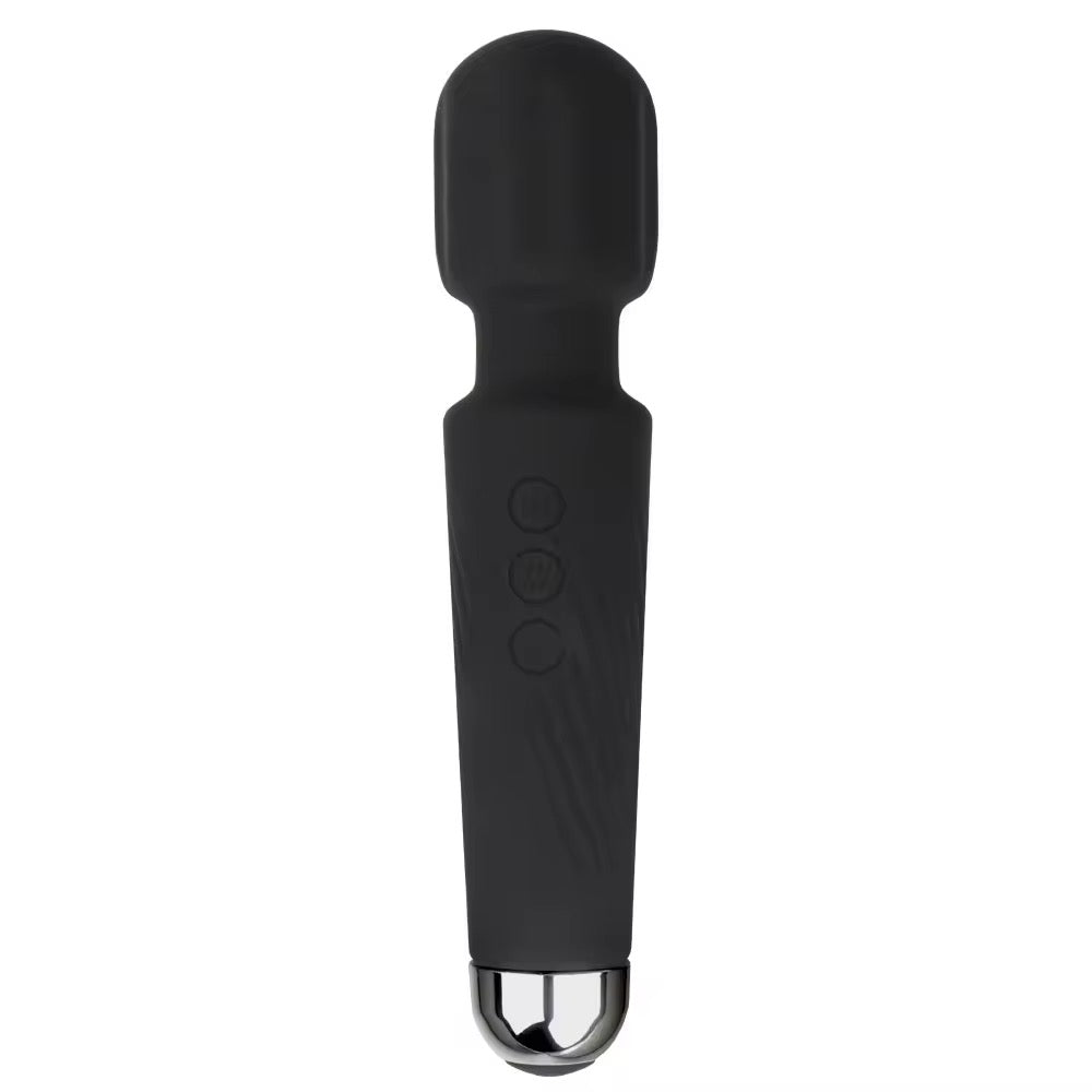 Vibromasseur Wand Rechargeable – 8 Vitesses, 20 Modes, Silicone Premium Étanche