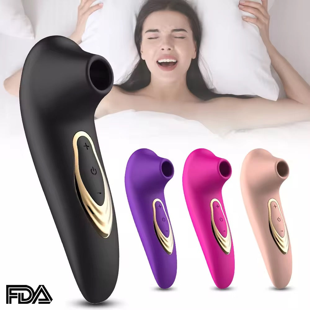 Vibromasseur à Succion pour Clitoris – Stimulateur Point G, 10 Modes d’Aspiration et de Vibration – Sextoy pour Femmes
