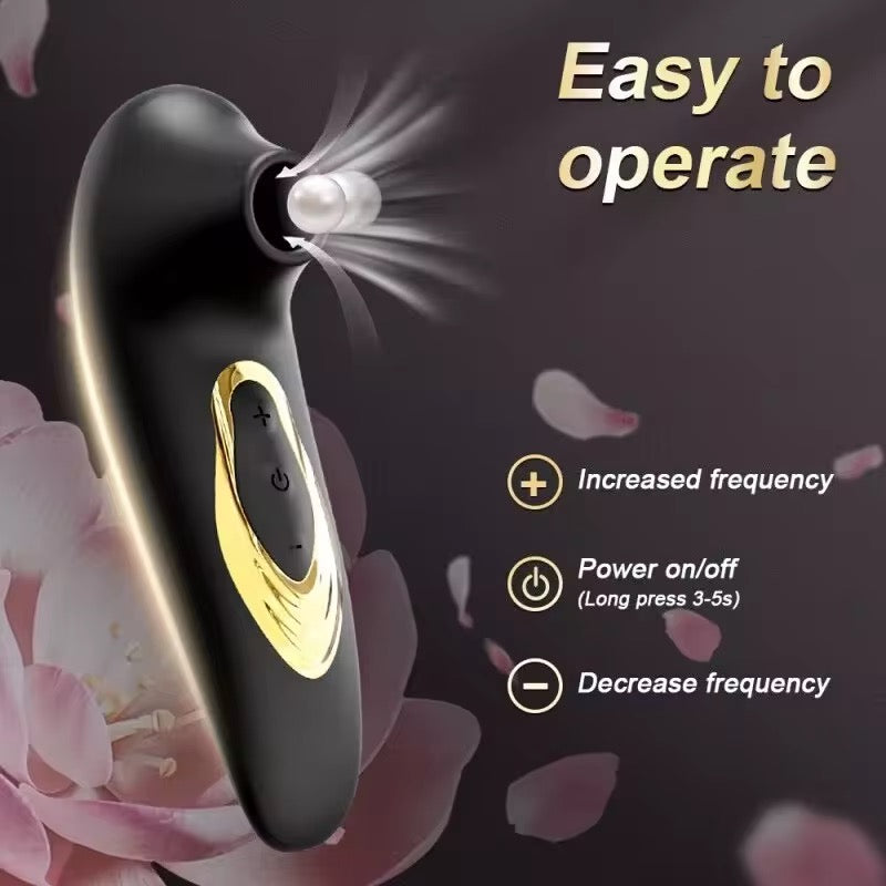 Vibromasseur à Succion pour Clitoris – Stimulateur Point G, 10 Modes d’Aspiration et de Vibration – Sextoy pour Femmes
