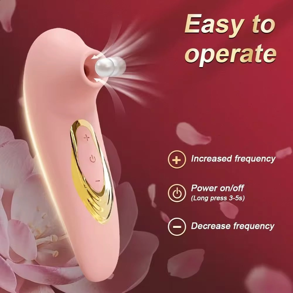 Vibromasseur à Succion pour Clitoris – Stimulateur Point G, 10 Modes d’Aspiration et de Vibration – Sextoy pour Femmes