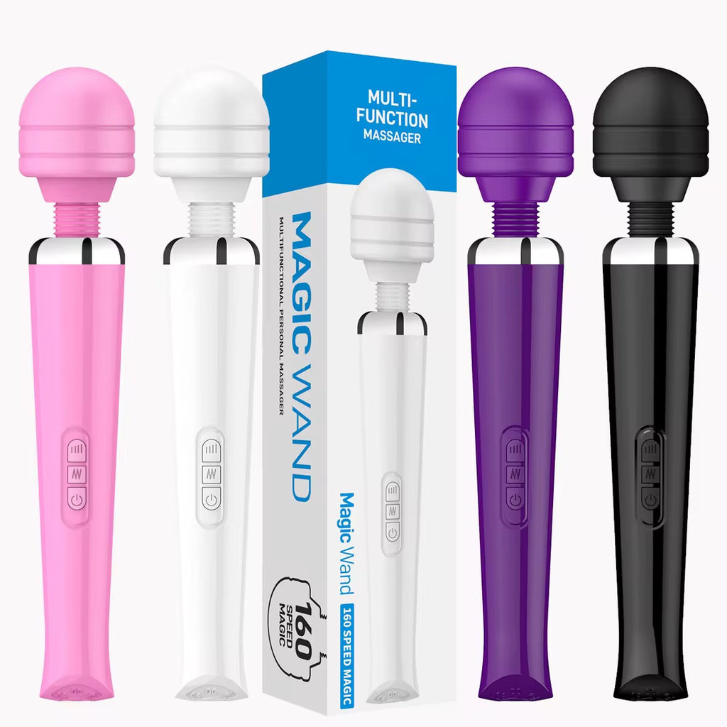 Vibrateur Wand Multifonction – Appareil de Massage Puissant à Plusieurs Vitesses