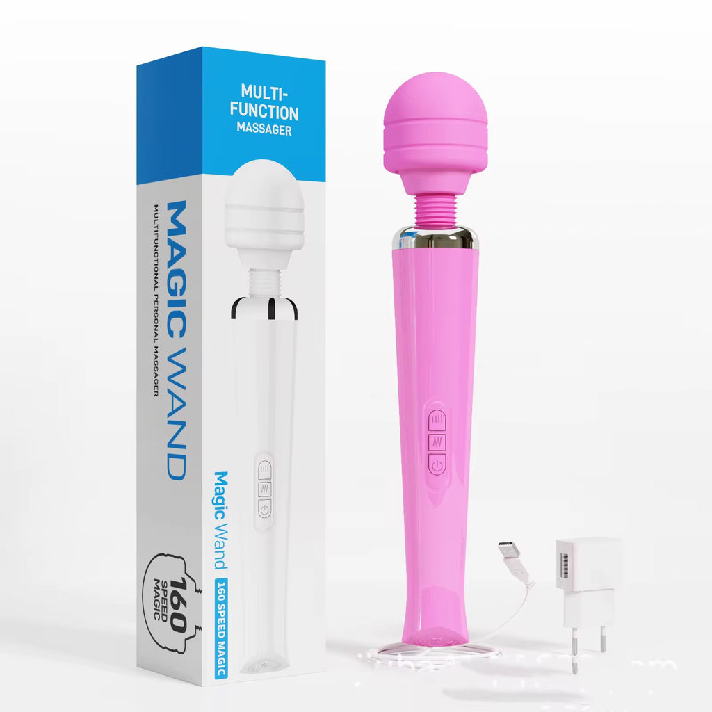 Vibrateur Wand Multifonction – Appareil de Massage Puissant à Plusieurs Vitesses