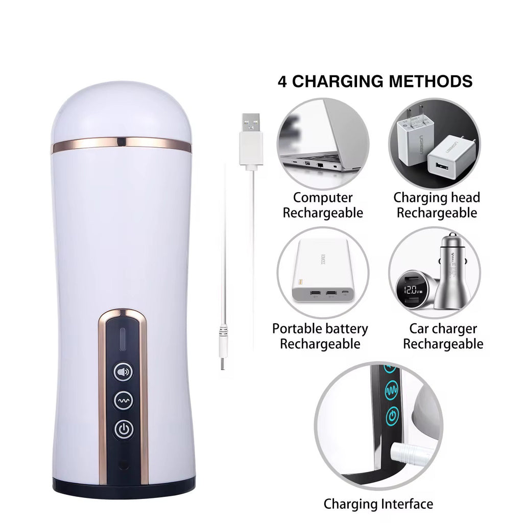 Masturbateur Électrique Automatique – Stimulation 360° & Manchon Ultra-Doux