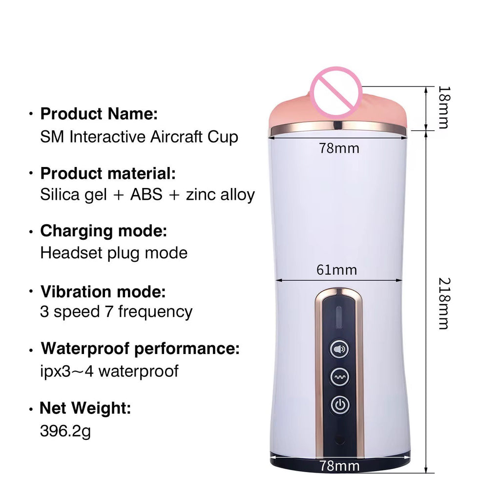 Masturbateur Électrique Automatique – Stimulation 360° & Manchon Ultra-Doux